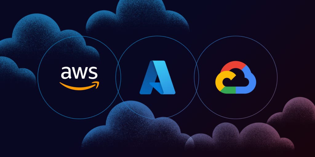 AWS, Azure, and Google Cloud