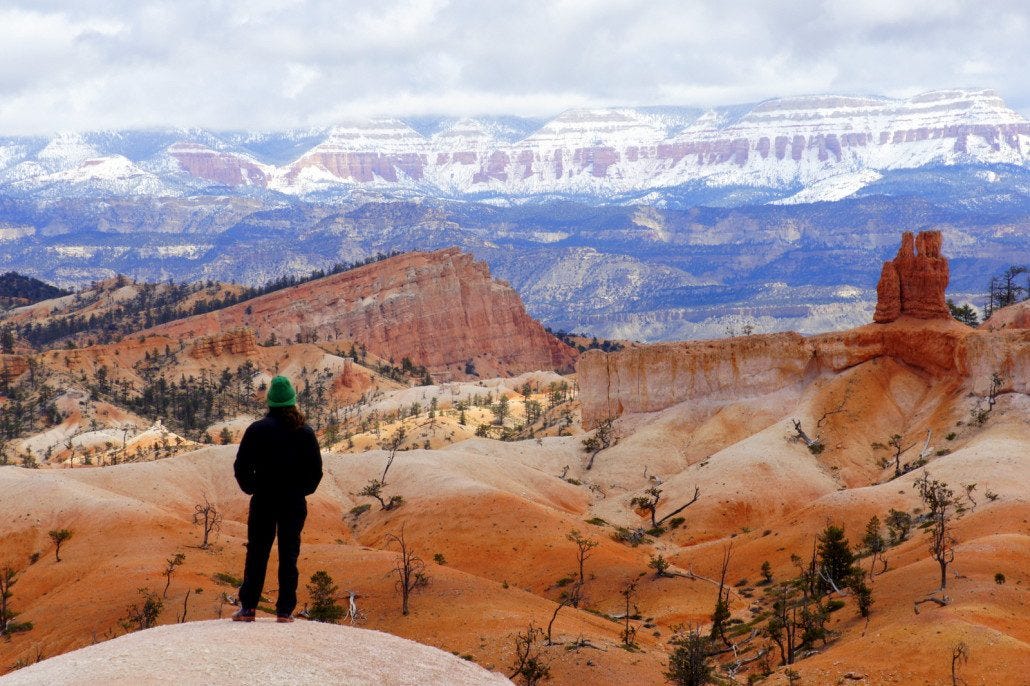 Pausing for a moment in Bryce Canyon