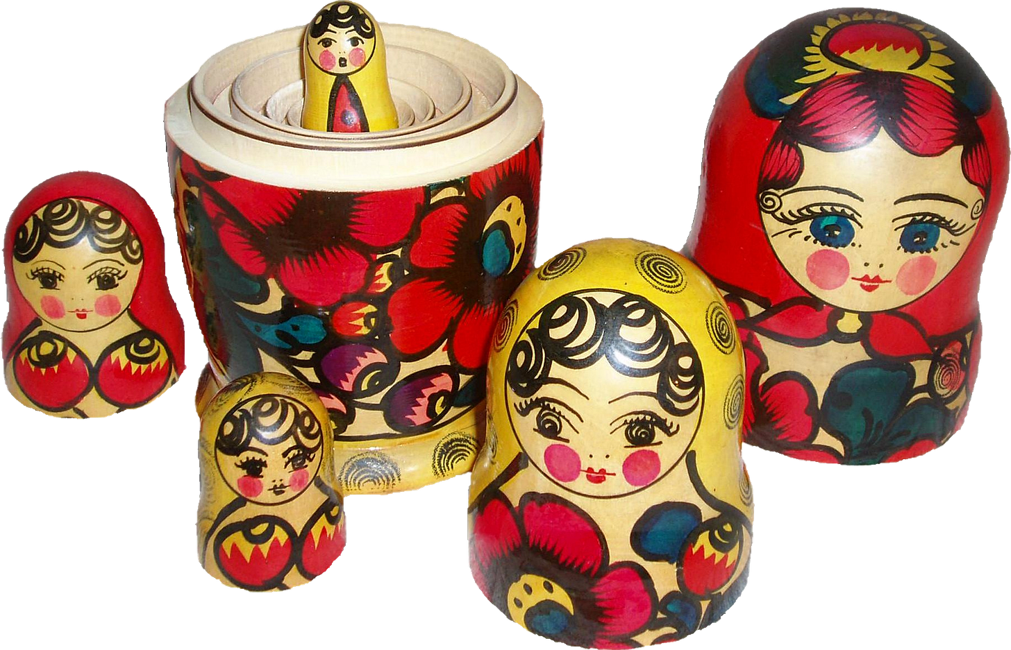 The concept of the Russian dolls is used as a visual example in various topics