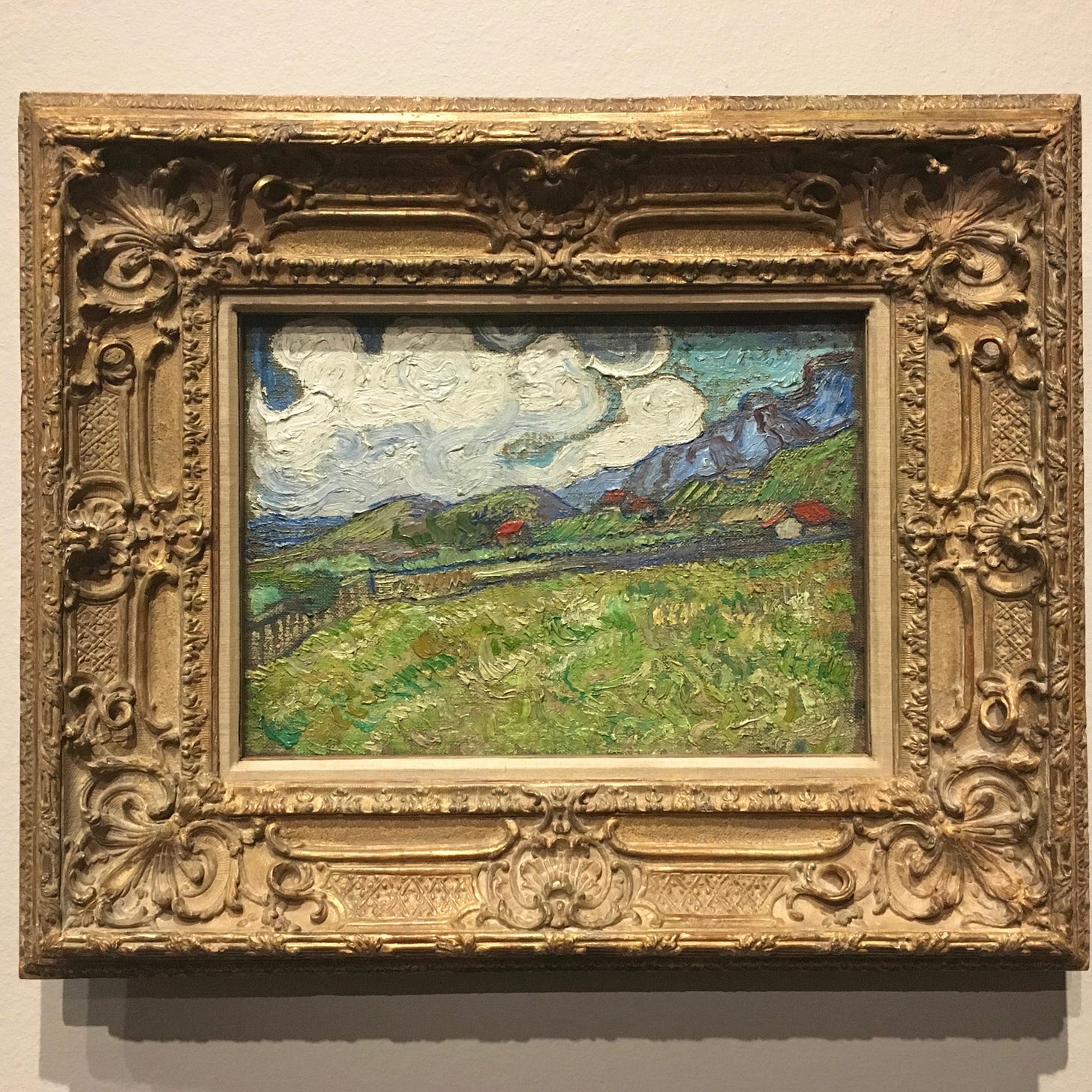 Wheat Field Behind Saint-Paul Hospital, by Vincent van Gogh (1889)