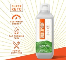 Bulletproof XCT MCT Oil Made with C10 and C8 MCT Oil, 32 Oz, Amplifies Energy, Keto Friendly