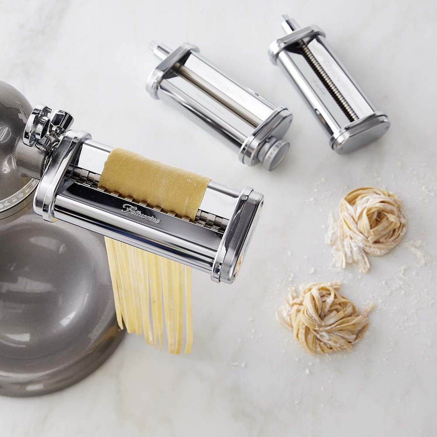 Alt image 1 for KitchenAid&#174; 3-Piece Pasta Roller &amp; Cutter Attachment Set