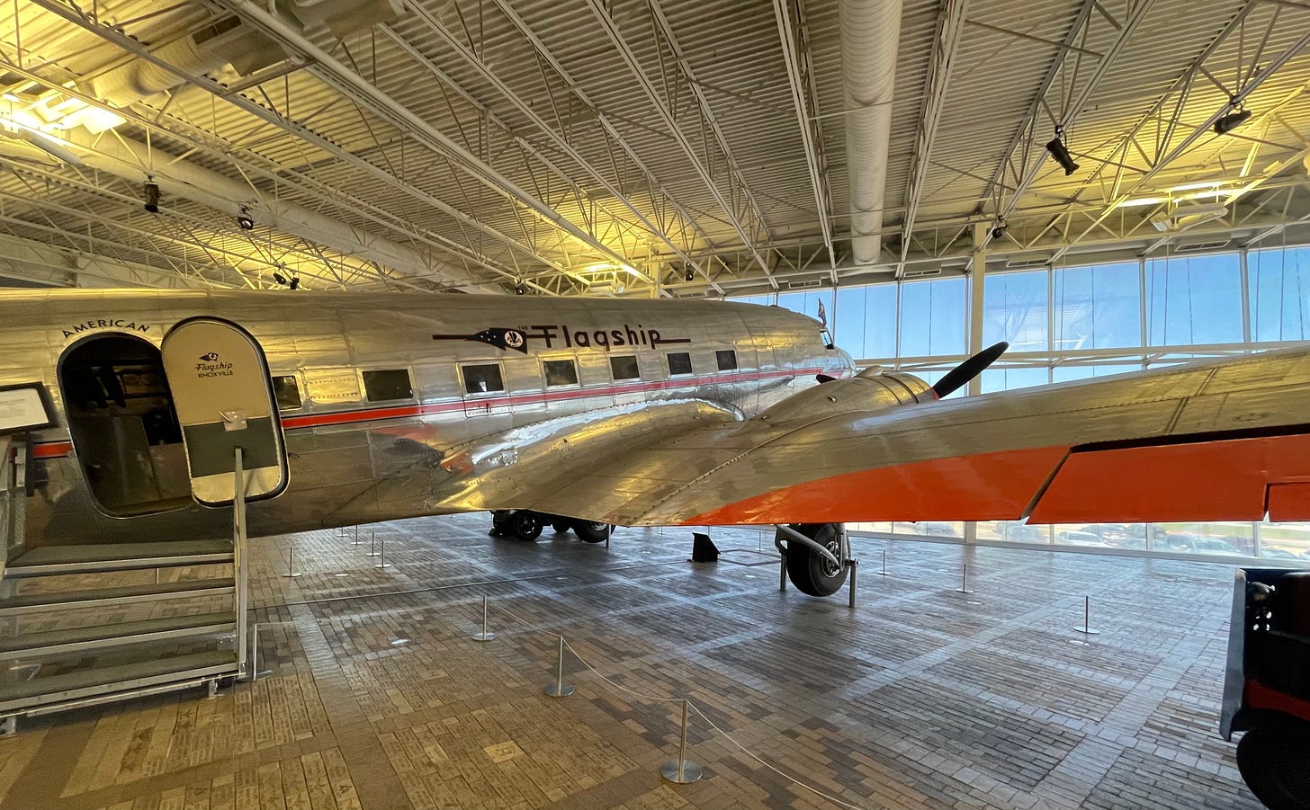Original DC-3 at American Airlines’ C.R. Smith Museum near to the DFW Airport
