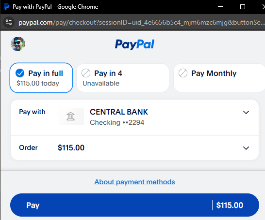 A screenshot of a paypal

AI-generated content may be incorrect.