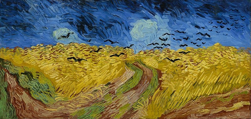 Campo di grano con volo di corvi - Wikipedia