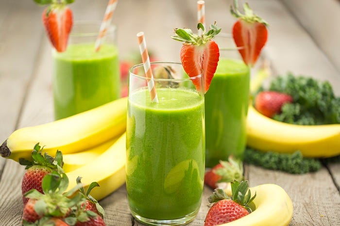 green smoothie healthy taste