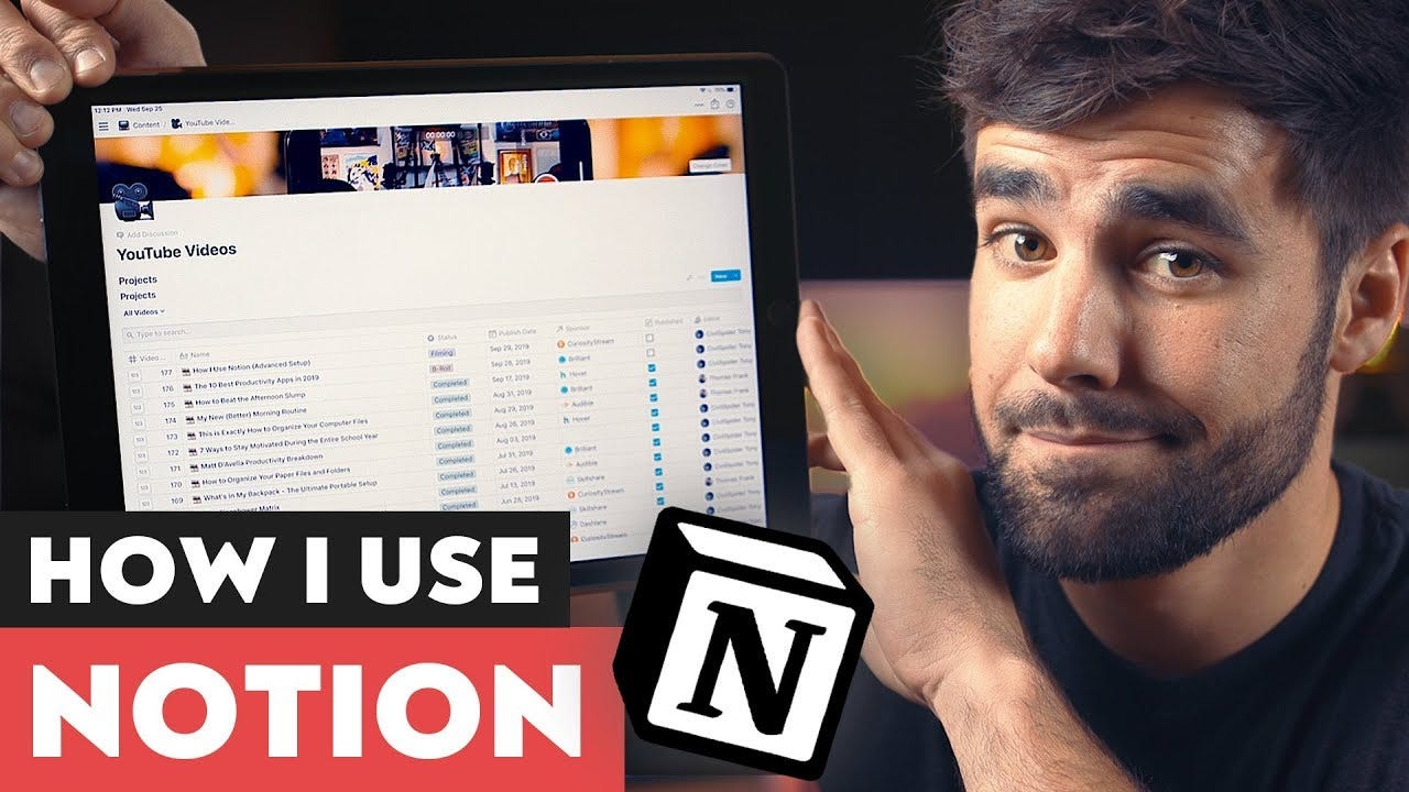The Most Powerful Productivity App I Use - Notion - YouTube