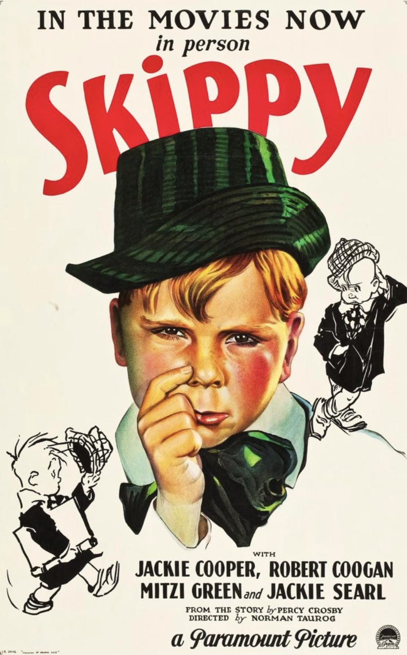 Theatrical poster for Skippy (1931)