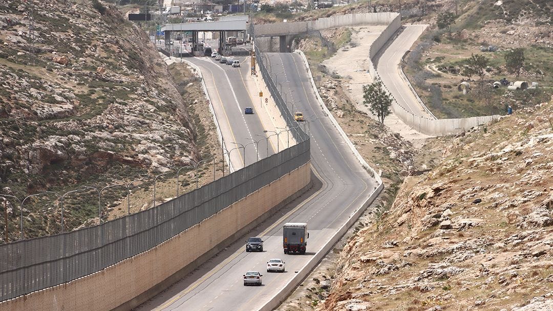In the West Bank segregated roads displace Palestinians