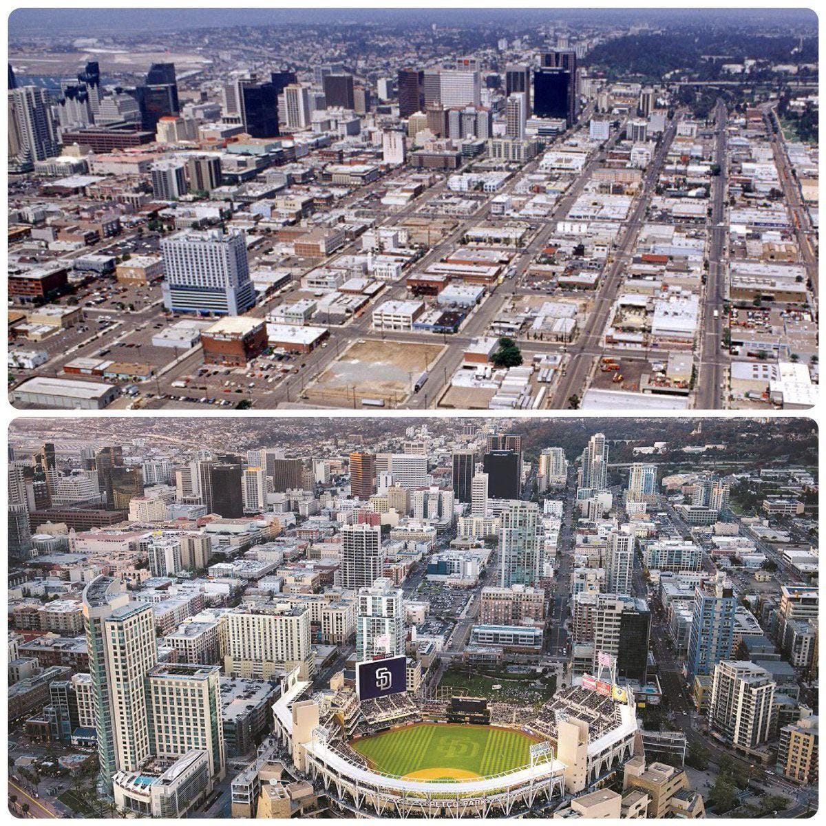 I didn't go anywhere near downtown until 2004. The Padres brought this city  to life. : r/Padres