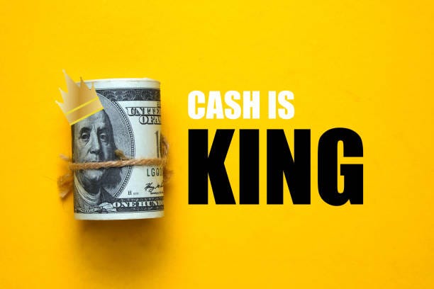 Cash Is King Stock Photo - Download Image Now - King - Chess Piece, Paper  Currency, Currency - iStock