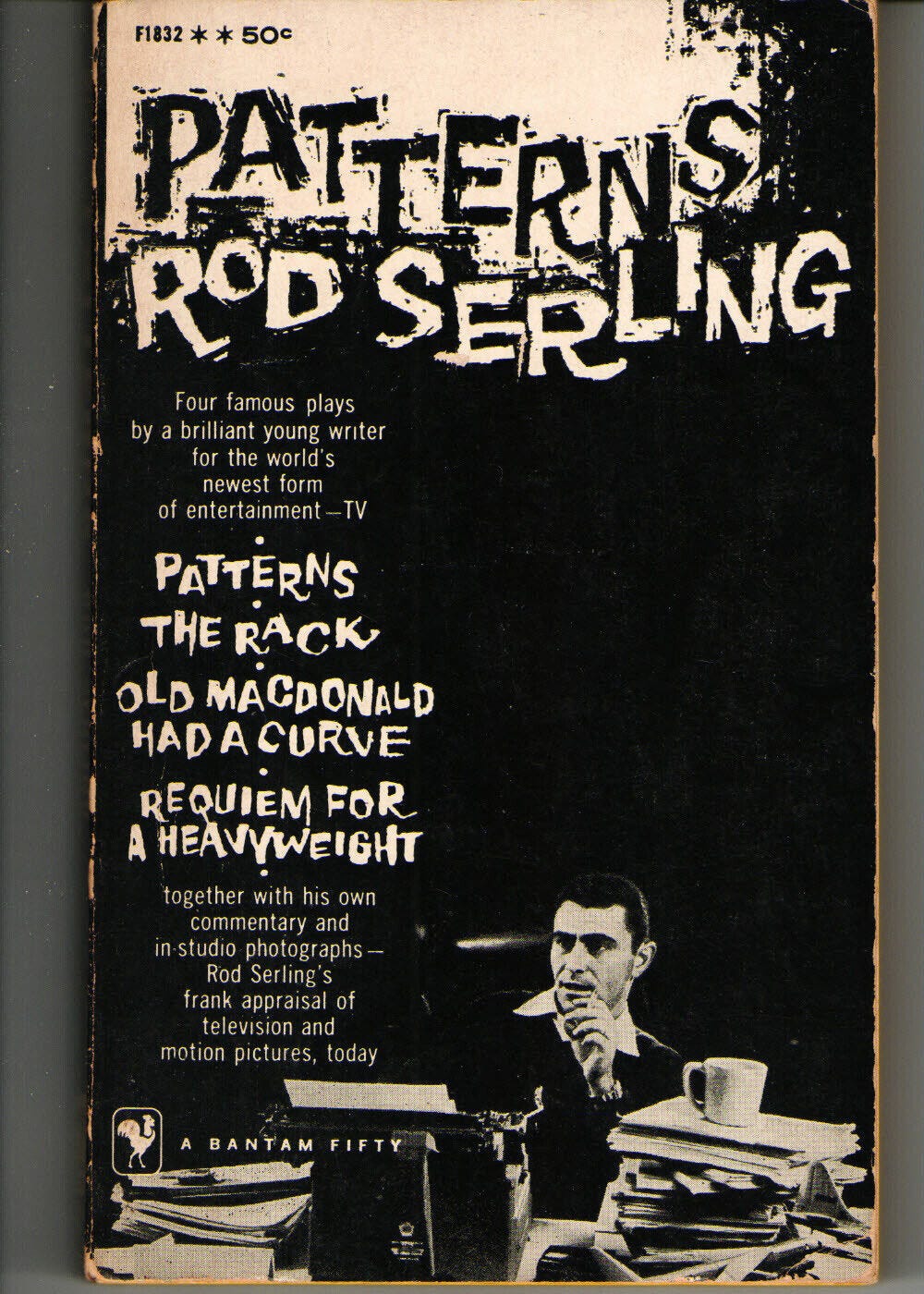 PATTERNS ROD SERLING PAPERBACK (1958) (2nd PRINTING) +16 PAGES OF PHOTOS