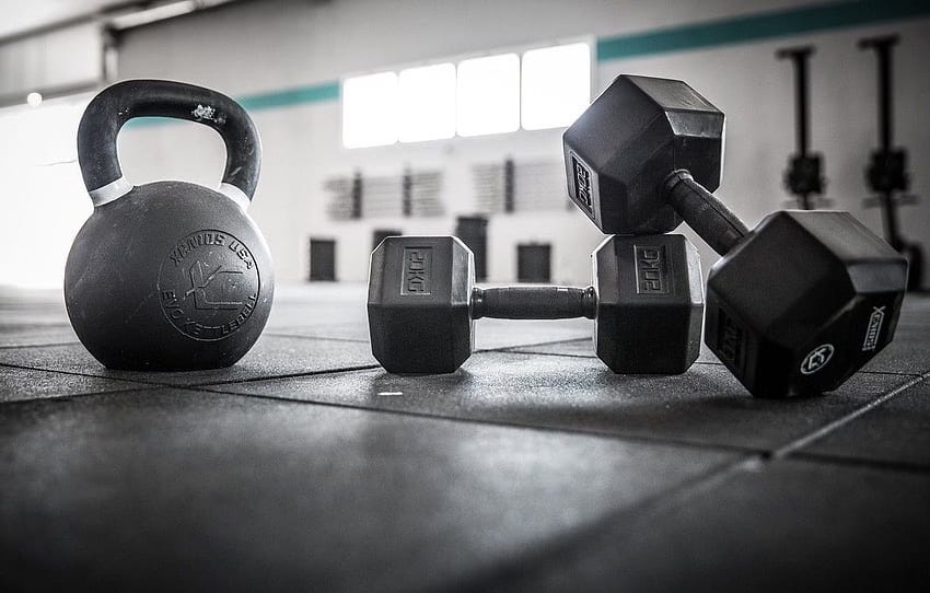 home gym, home workout, dumbbells, kettlebells, budget gym, home workout