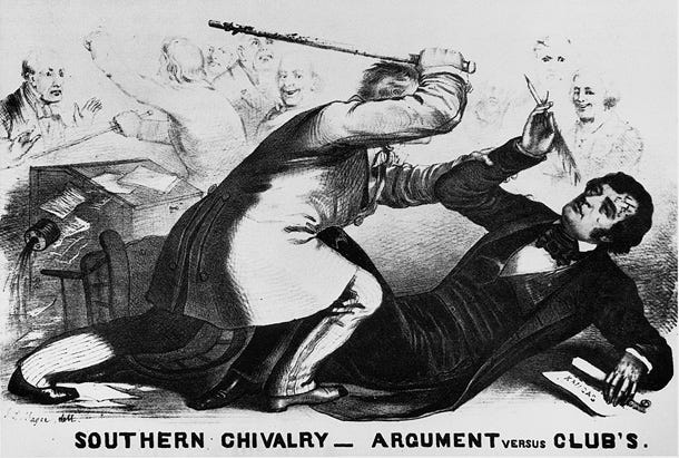 U.S. Senate: The Caning of Charles Sumner