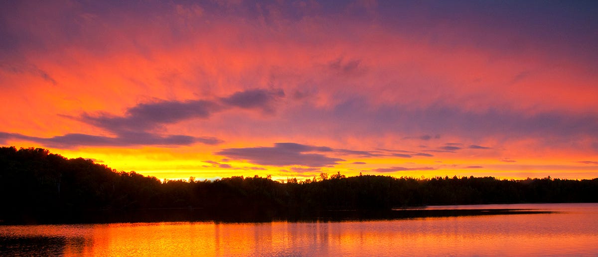Sunset On Hatch Lake
