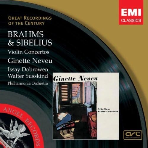 Amazon.com: Brahms & Sibelius: Violin Concertos : Ginette Neveu: Digital  Music