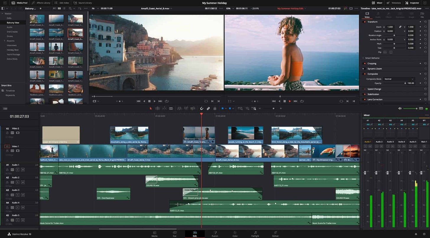 DaVinci Resolve Studio 18.5 Review: Power and Usability Combined