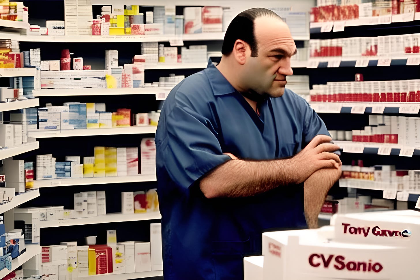 Tony Soprano in the Pharmacy