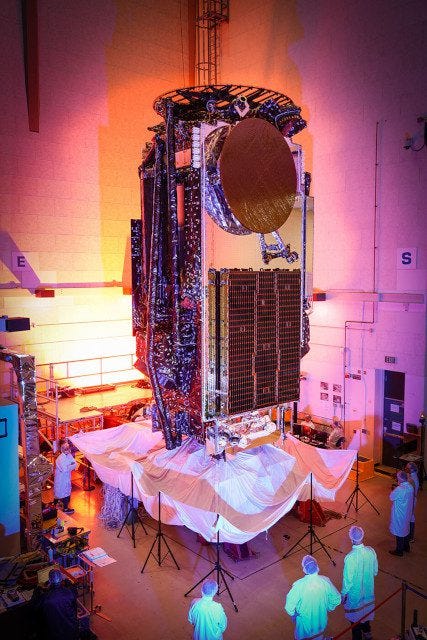 Jupiter 3 Satellite Prepped for Shipment