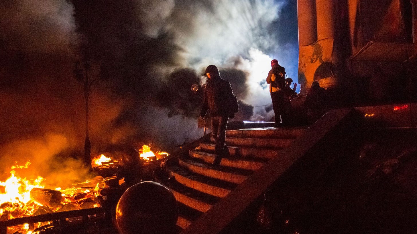 Supporters of the opposition on Maidan Square in Kiev during the clashes between protesters and the police. (File) - Sputnik International, 1920, 04.02.2025