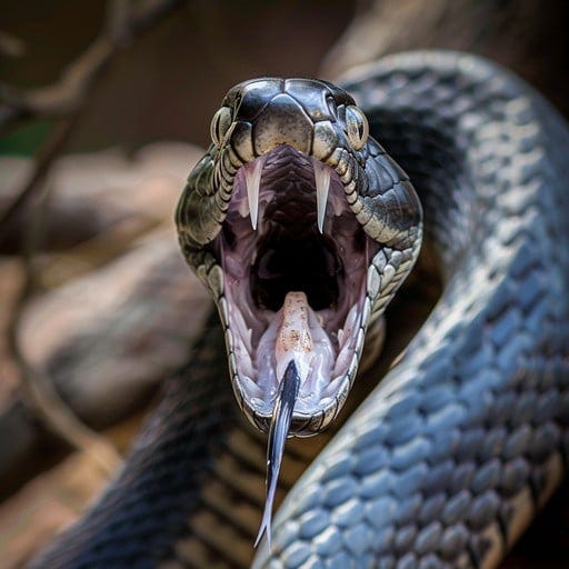 Free Snake Opens Mouth Image | Download at StockCake