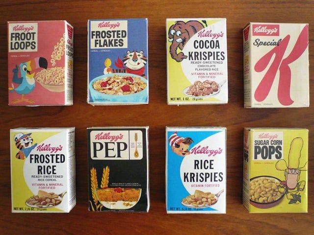 r/nostalgia - Mini Cereal Boxes