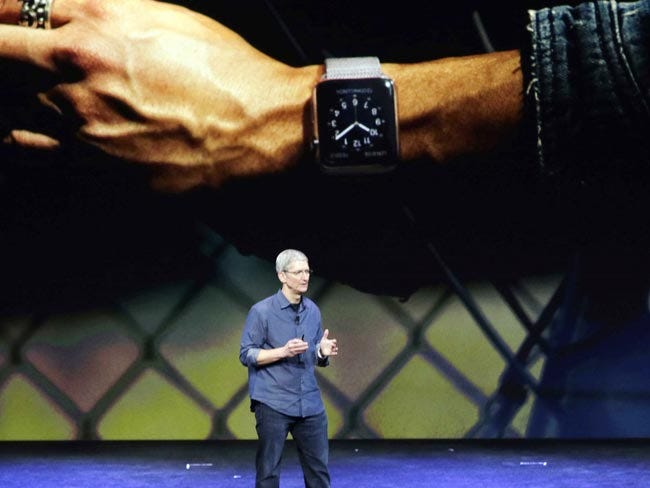 CEO Tim Cook happy with initial Apple Watch response - India Today