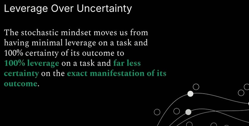 the stochastic mindset sequoia capital