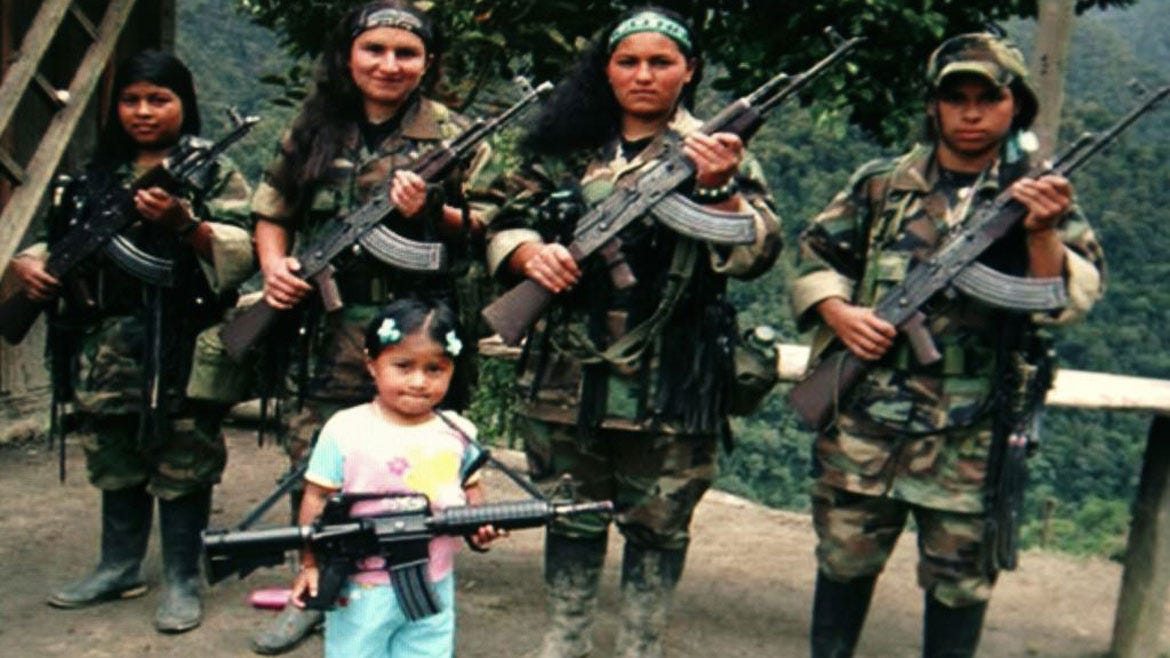  Menores reclutados por las FARC. Foto: todanoticia.com 