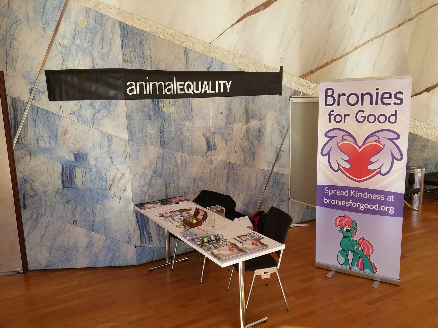 Bronies for Good booth at GalaCon 2016