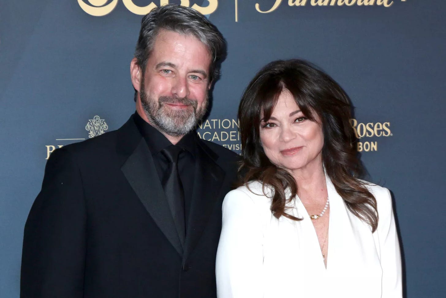 Mike Goodnough, Valerie Bertinelli arrives at the 51st Daytime Emmy Awards at the Bonaventure Hotel on June 7, 2024