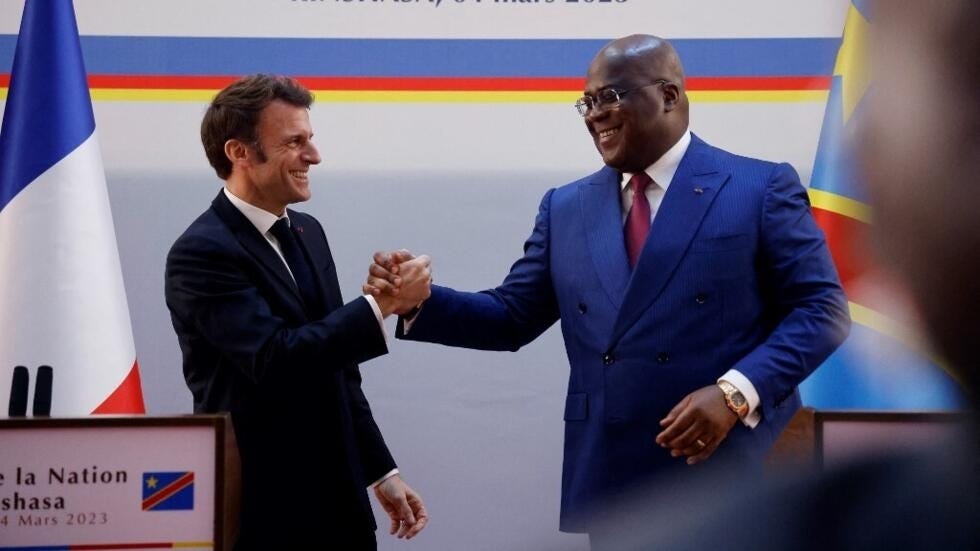 Félix Tshisekedi em França para falar do Kivu Norte