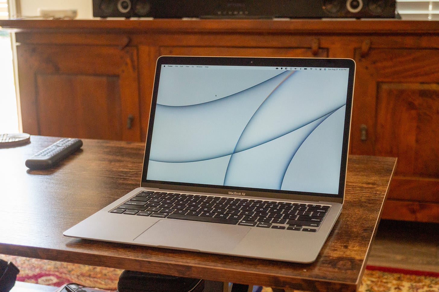 MacBook Air on table