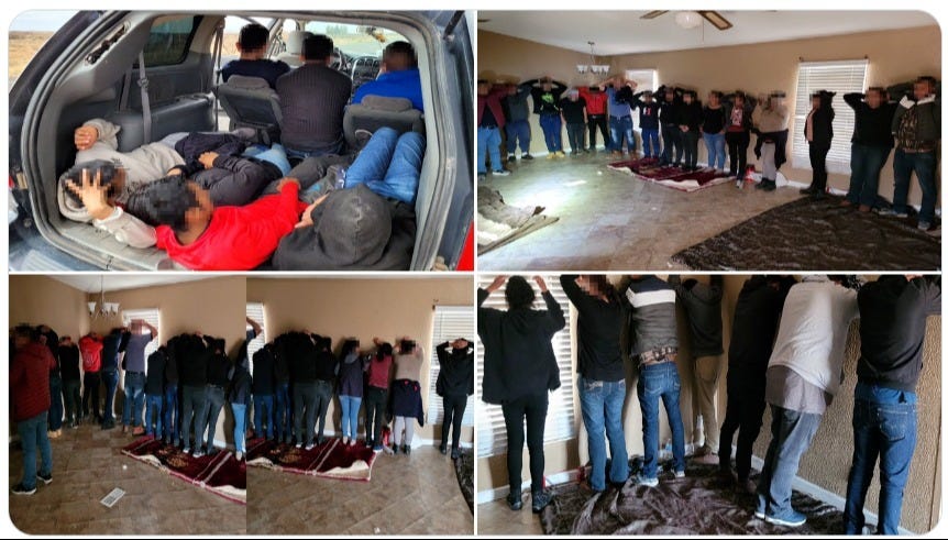 1,800+ illegal aliens have been apprehended in stash house raids this fiscal year in the El Paso Border Patrol Sector alone. 1,800+ illegal aliens have been apprehended in stash house raids this fiscal year in the El Paso Border Patrol Sector alone.