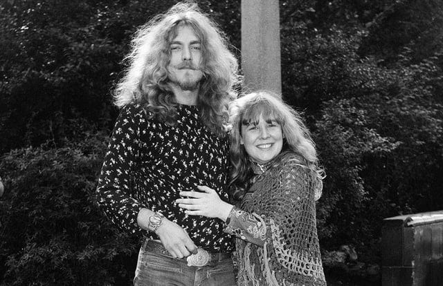 Robert with Sandy Denny : r/ledzeppelin