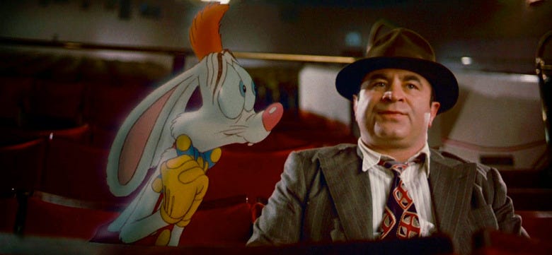 Bob Hoskins Invented The Modern Blockbuster Performance In 'Who Framed Roger  Rabbit'