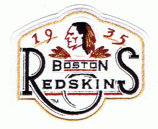 1935 BOSTON REDSKINS NFL FOOTBALL PATCH GOLDEN AGE