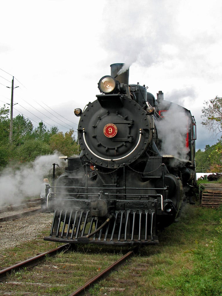 Steam Locomotive, St Jacobs, Ontario