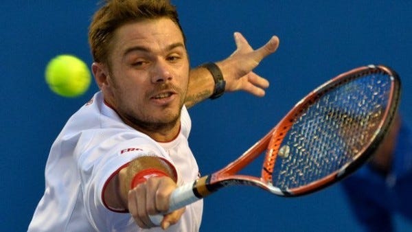 stan wawrinka serving back tenns 2015