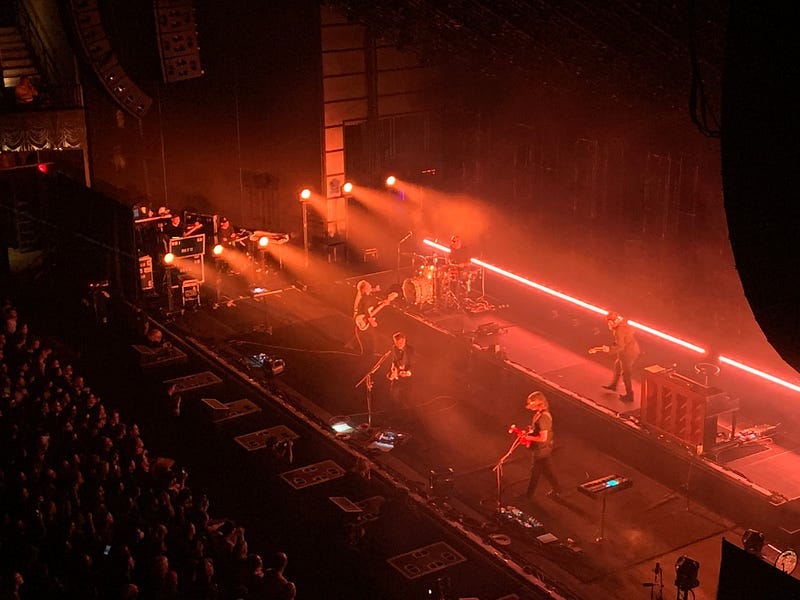 band performing on stage