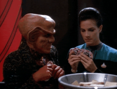 Quark and Dax on DS9