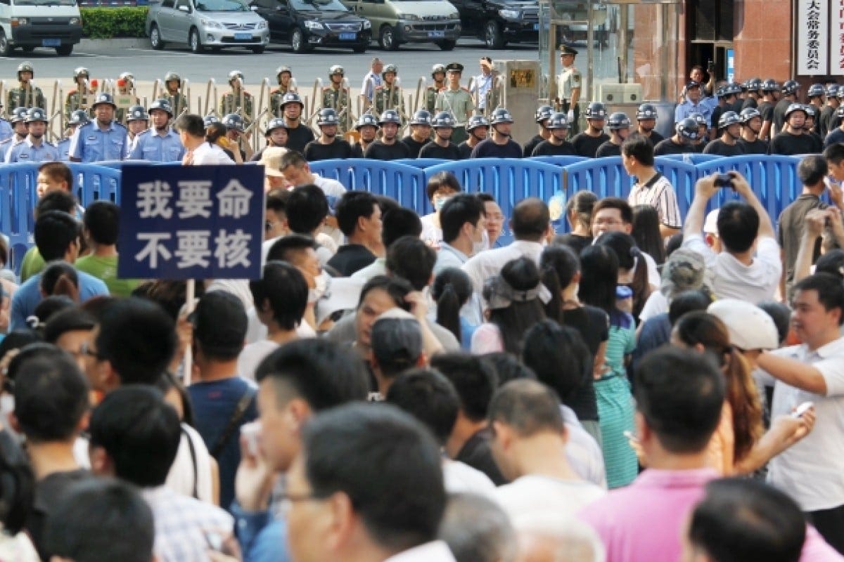 Jiangmen uranium plant is scrapped after thousands take part in protests |  South China Morning Post