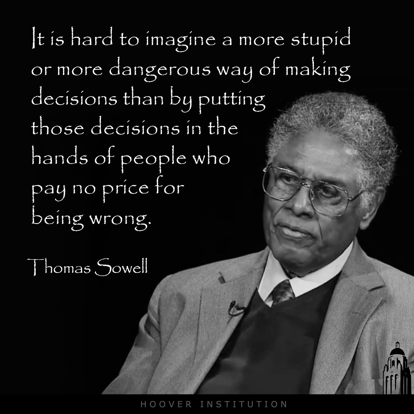 Hoover Institution on X: ""It is hard to imagine a more stupid or more  dangerous way of making decisions..." https://t.co/HKcuqlxoIr" / X