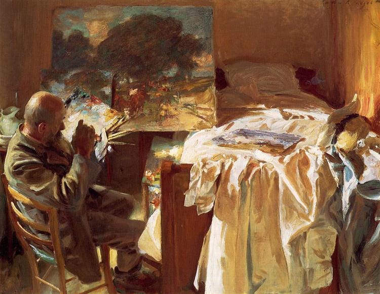 An Artist in his Studio, 1904 - John Singer Sargent