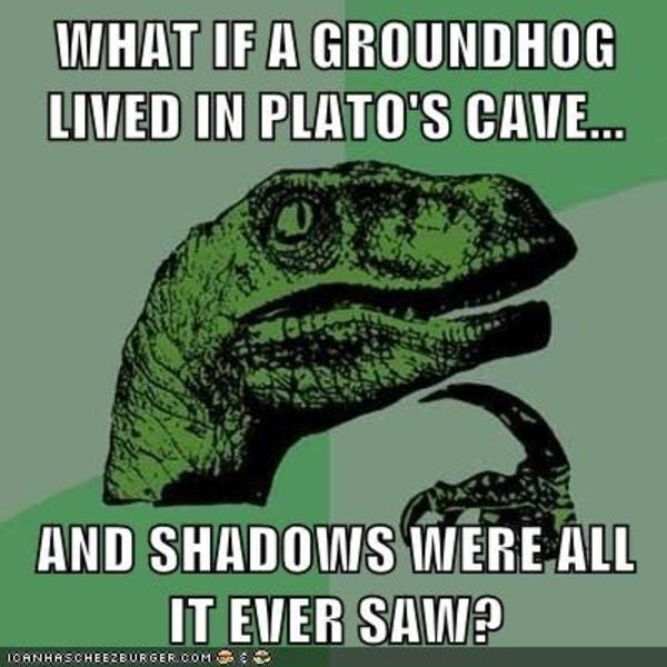 Philosoraptor | Plato's Allegory Of The Cave | Know Your Meme