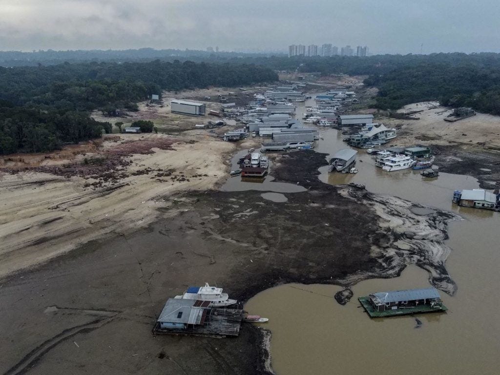 Sequía en el Amazonas repercute en todo el sistema logístico de Brasil