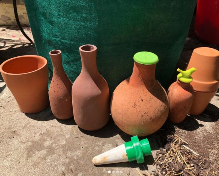 Photo of olla pots