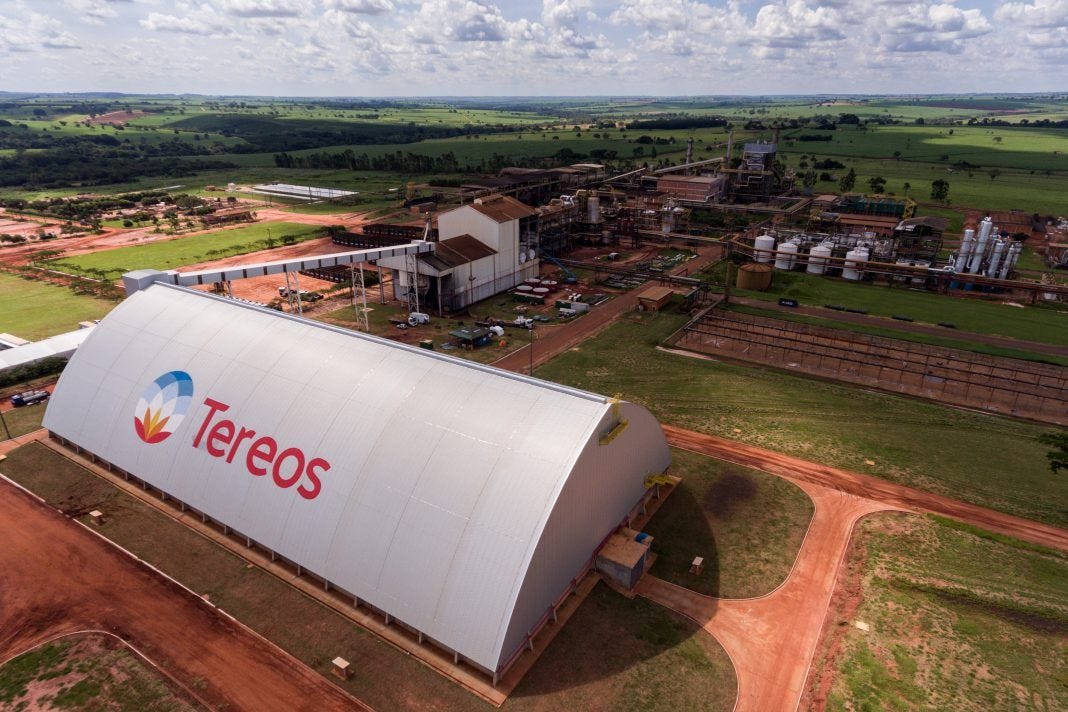 Foto de planta de fabricação da Tereos.