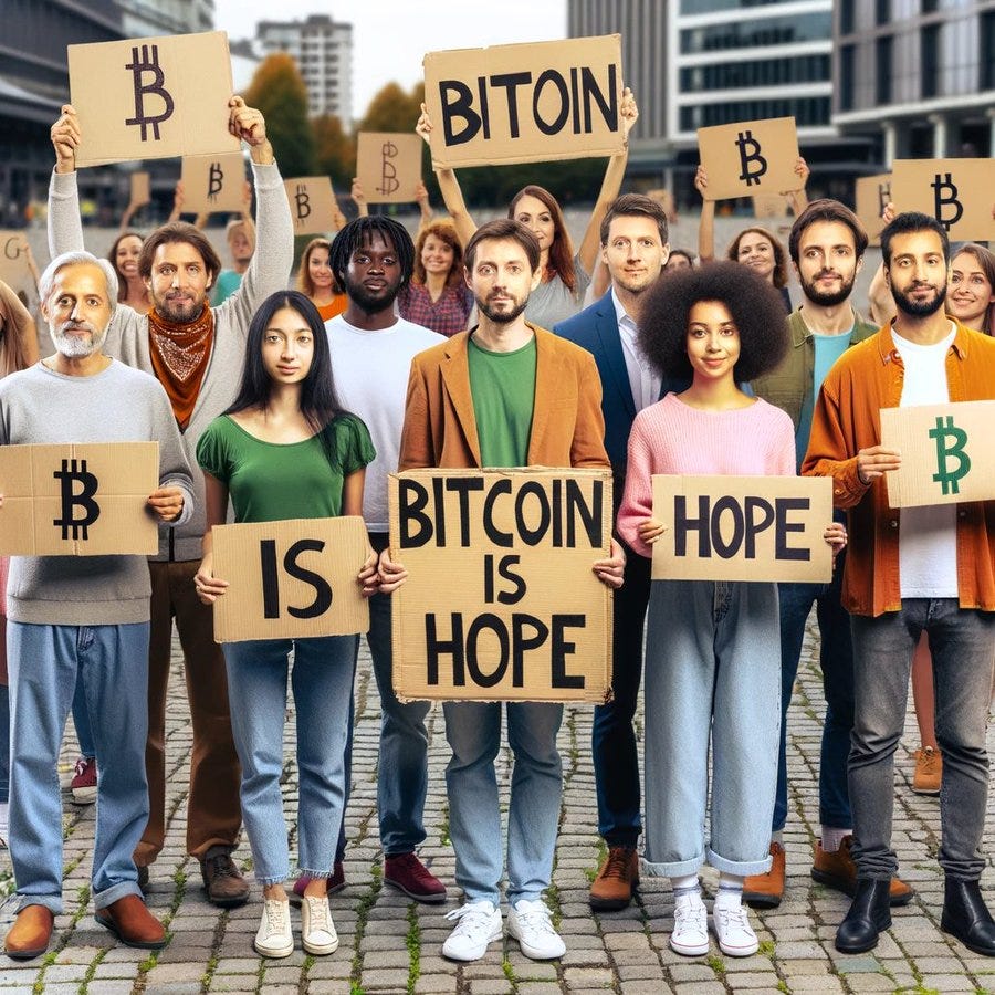 The Bitcoin⚡️Energy Standard on X: "#Bitcoin is hope  https://t.co/yJTR8fEA6G" / X