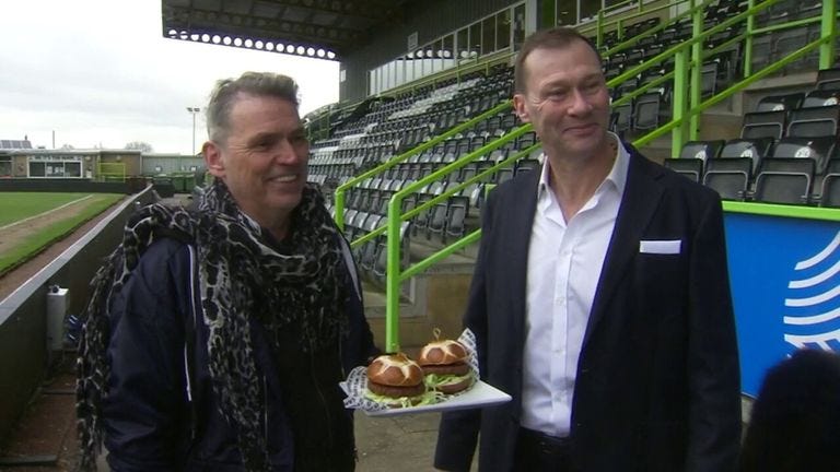 New Forest Green Rovers boss Duncan Ferguson offered veggie burgers on  first day | Video | Watch TV Show | Sky Sports